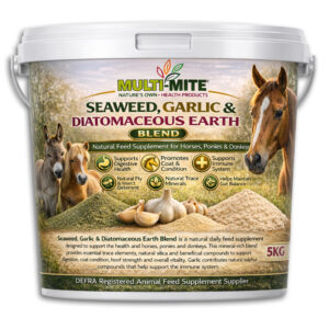 MULTI MITE® Equine 5KG DE PLUS Seaweed, Garlic Blend - BUCKET